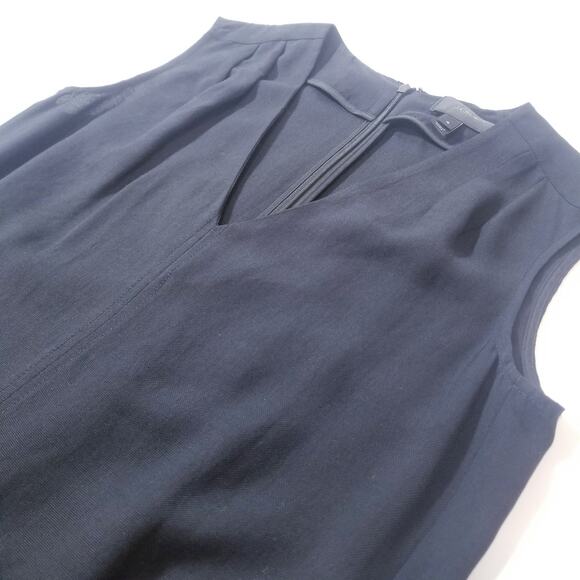J. Crew Black Jumpsuit Women size 4 Sleeveless V-Neckline - Picture 14 of 15